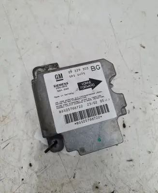 Opel Zafira A Airbag control unit/module 09229303