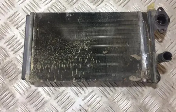 Heater blower radiator
