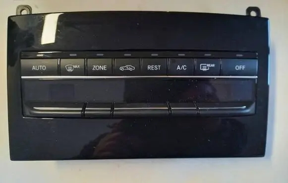 Mercedes-Benz E AMG W211 Climate control/heater control trim A2128305000 5HB01141603 A2129004825
