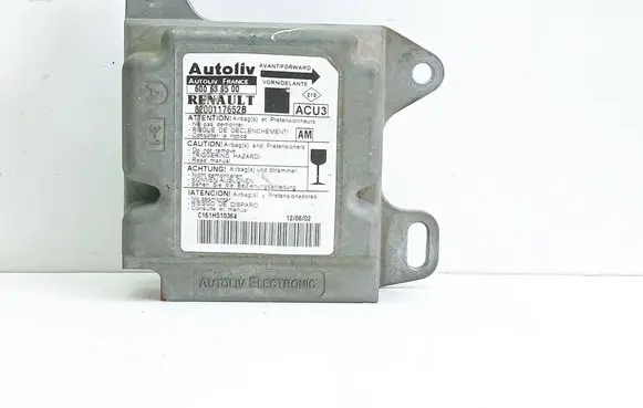 Renault Scenic I Airbag control unit/module 8200117652B 600639500