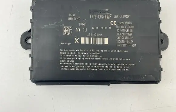 Land Rover Evoque I Keyless (KESSY) go control unit/module FK7219H440AF