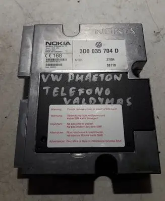 Volkswagen Phaeton Phone control unit/module 3D0035704D