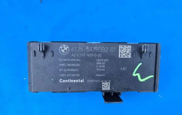 BMW 3 G20 G21 Tailgate/trunk control unit/module 61355A19DB2 SWFL007000000 010000002