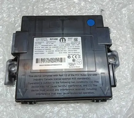 Jeep Renegade Tire pressure control unit 52072828 0052072828-001