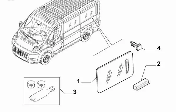 Fiat Ducato Rear side window S26337562 1361286080