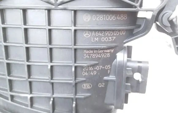 Mercedes-Benz GLE (W166 - C292) Mass air flow meter A6420902242