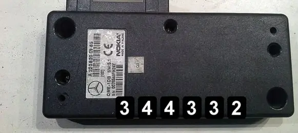 Mercedes-Benz S W140 Engine control unit/module 2208200985