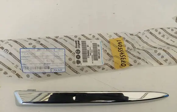 Fiat 500 Rear bumper trim bar molding 0735455041