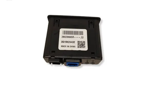 Renault Megane IV AUX in-socket connector 280239665R DQ19X24432