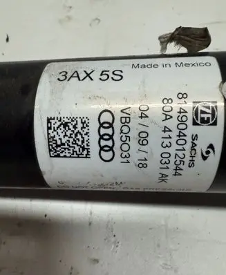 Audi Q5 SQ5 Front shock absorber with coil spring 80A413031AK
