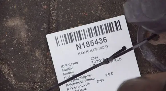 Toyota Corolla Verso E121 Tow bar 