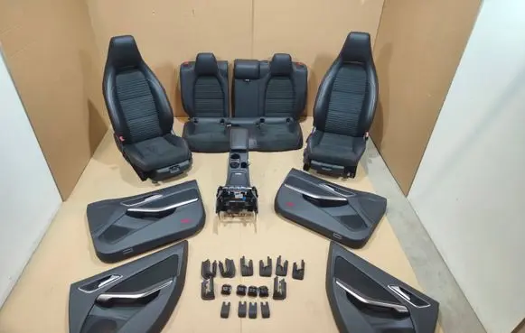 Mercedes-Benz CLA C117 X117 W117 Seat and door cards trim set A1769109101 A1769109201 A1766802000