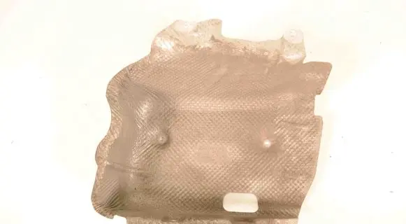 Heat shield in engine bay