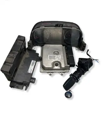 Fiat Panda II Engine ECU kit and lock set 51896811 BC010369
