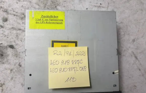 Audi A6 S6 C6 4F Navigation unit CD/DVD player 4E0919887c