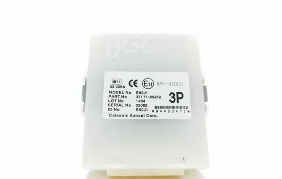 Suzuki SX4 Alarm control unit/module 3717180J52 97RI012023 034066