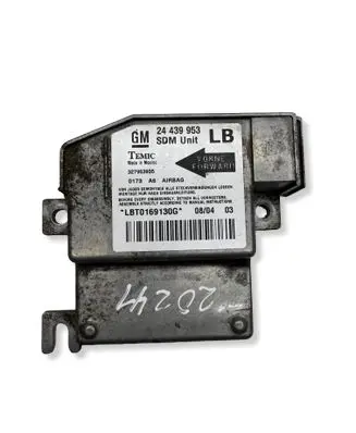 Opel Corsa C Airbag control unit/module 24439953 327963935 LBT0169130G