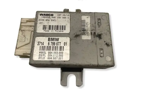 BMW 5 F10 F11 Air suspension control unit module (rear) 6799677 4461500650 004007001