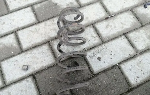 Volkswagen Fox Rear coil spring