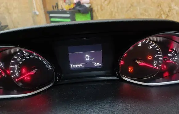Peugeot 308 Speedometer (instrument cluster) 9811112480 2223674597 01062015