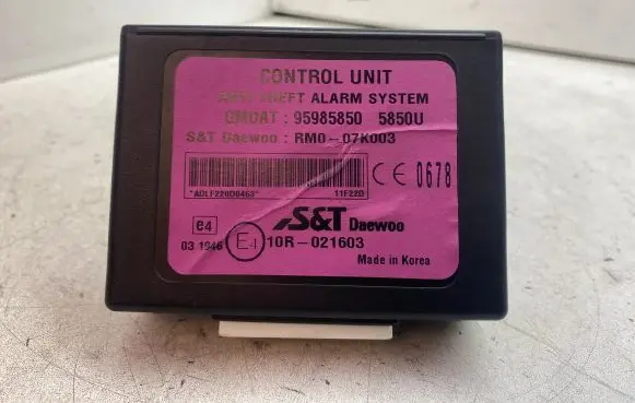 Chevrolet Spark Alarm control unit/module 95985850