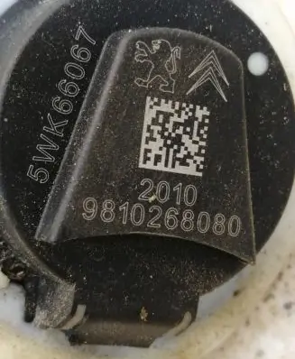 Citroen C3 Aircross Airbag deployment crash/impact sensor 9810268080