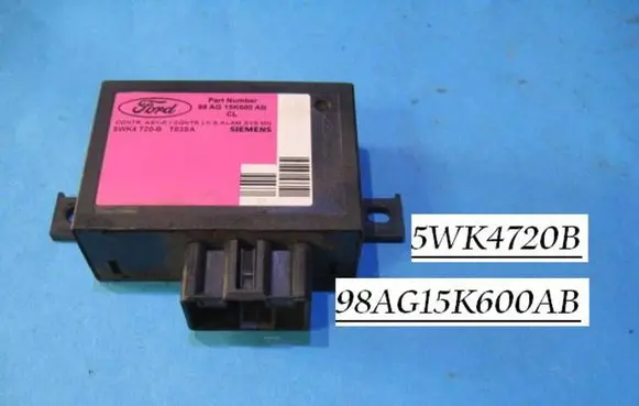 Ford Focus Immobilizer control unit/module 98AG15K600AB 5WK4720B