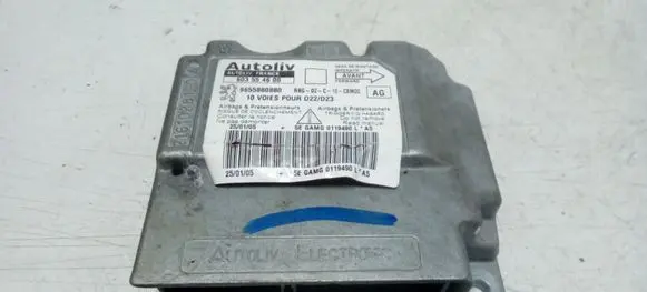 Peugeot 407 Airbag control unit/module 603554600