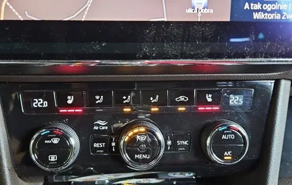 Skoda Superb B8 (3V) Climate control/heater control trim 3V0907044CP IMPRK1474531