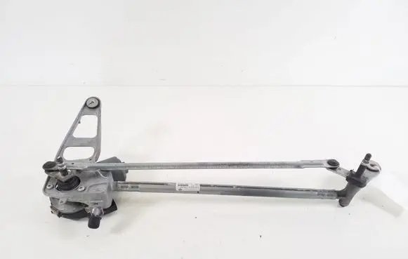 Front wiper linkage and motor