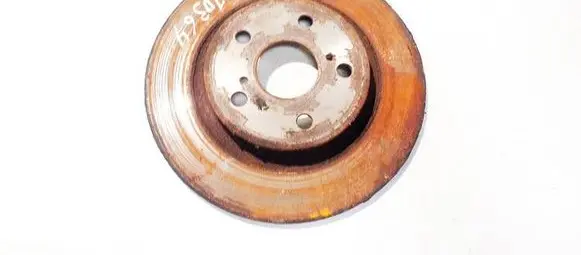 Toyota Avensis T270 Rear brake disc neventiliuojamas