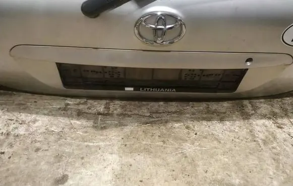 Toyota Corolla E120 E130 Trunk door license plate light bar 