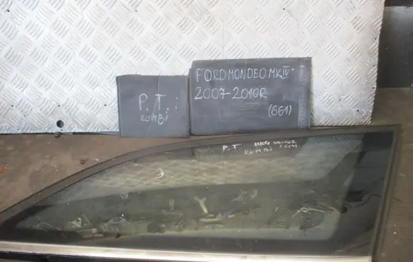 Ford Mondeo MK IV Rear side window DOT682M3432AS2