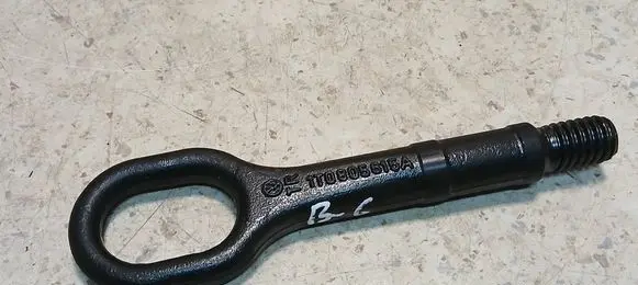 Towing hook eye