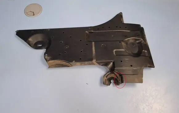 Citroen C5 Aircross Rear underbody cover/under tray 9834939380