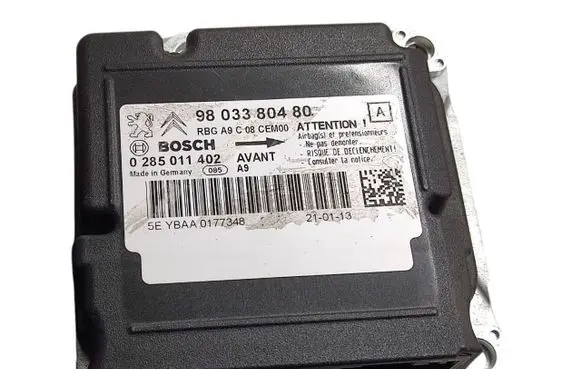 Peugeot 208 Airbag control unit/module 9803380480 0285011402