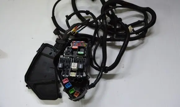 Volkswagen Touareg II Engine installation wiring loom 7L0937576 7P1971072