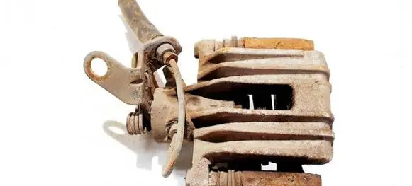 Rear brake caliper