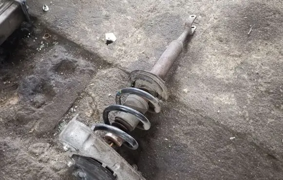 Audi A4 S4 B7 8E 8H Front shock absorber with coil spring