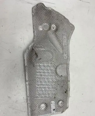 Heat shield in engine bay
