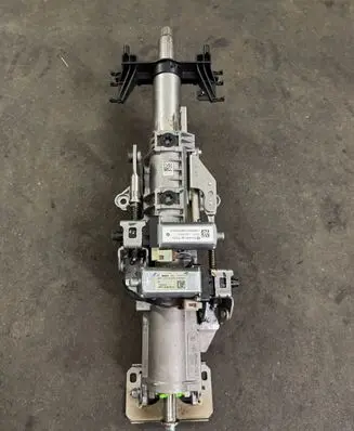 Steering wheel axle
