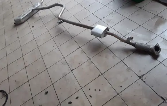 Mercedes-Benz GLA H247 Muffler/silencer A2474908603