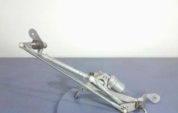 Front wiper linkage and motor