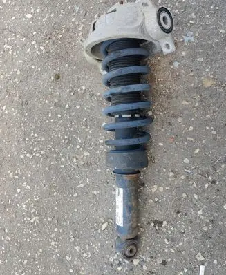 Volkswagen Touareg I Rear shock absorber with coil spring 7L6513029E 7L6512021T