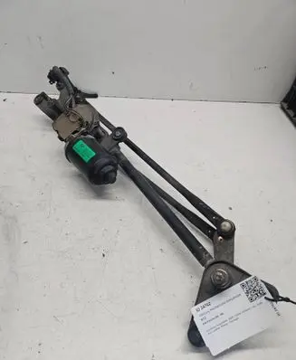 Front wiper linkage and motor