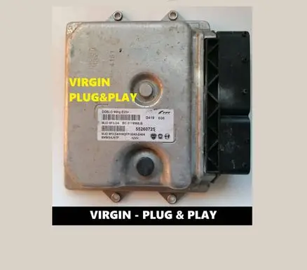 Fiat Doblo Engine control unit/module 55260725 MJD8F3.D4