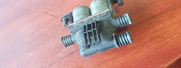 Coolant heater control valve