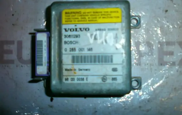 Volvo S40, V40 Airbag control unit/module 30611293E 0285001146