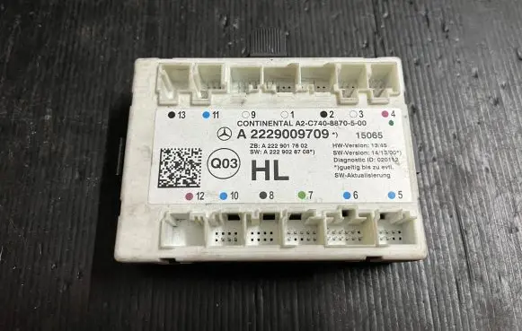 Mercedes-Benz S X222 Maybach Door control unit/module A2229009709 A2229017602