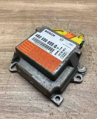 Audi A6 S6 C5 4B Airbag control unit/module 4B0959655G 0285001274 Yellow